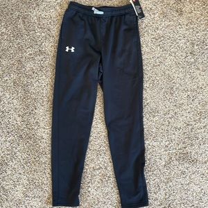 Black Under Armor Joggers. Boy’s Large